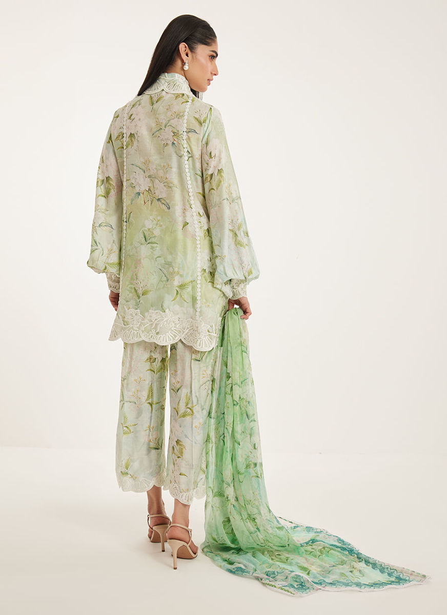 Suzie Shirt And Dupatta