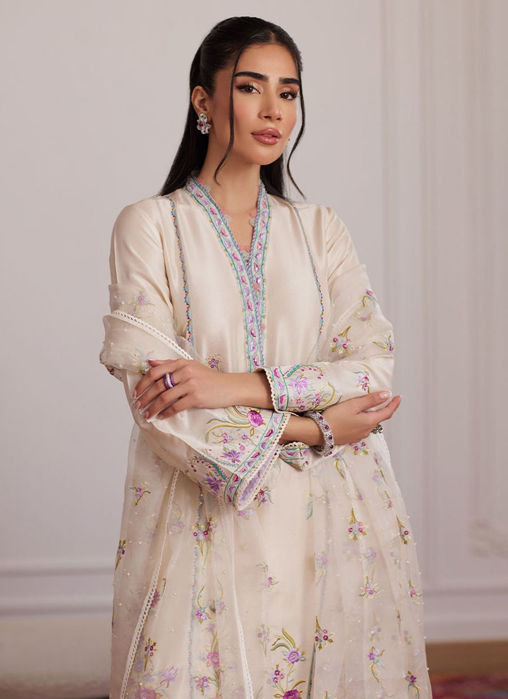 Lexie Ivory Shirt And Dupatta