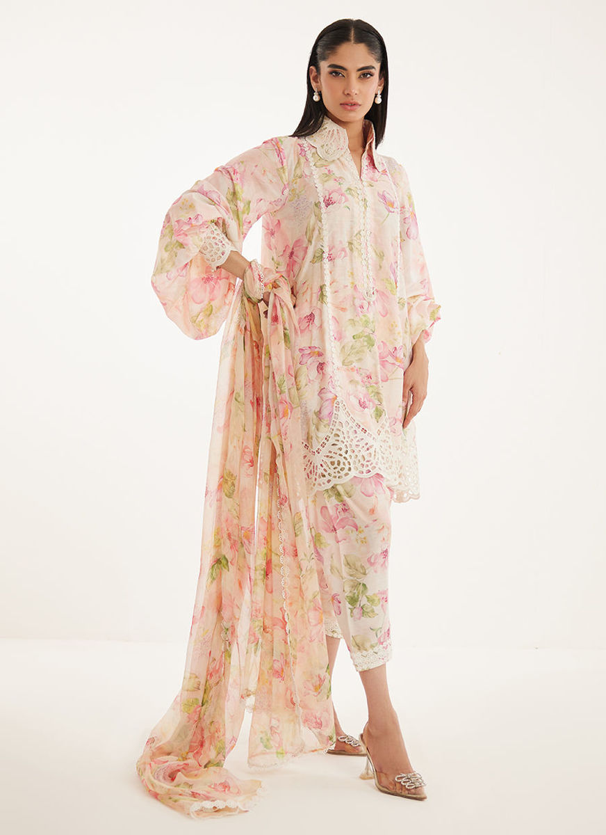 Bianka Shirt And Dupatta(Shalwar Only)