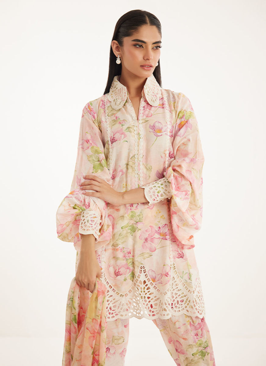 Bianka Shirt And Dupatta(Shalwar Only)