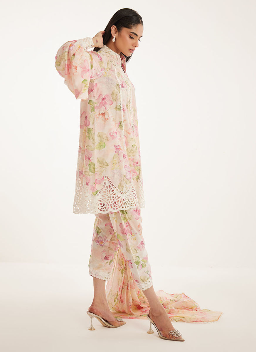 Bianka Shirt And Dupatta(Shalwar Only)