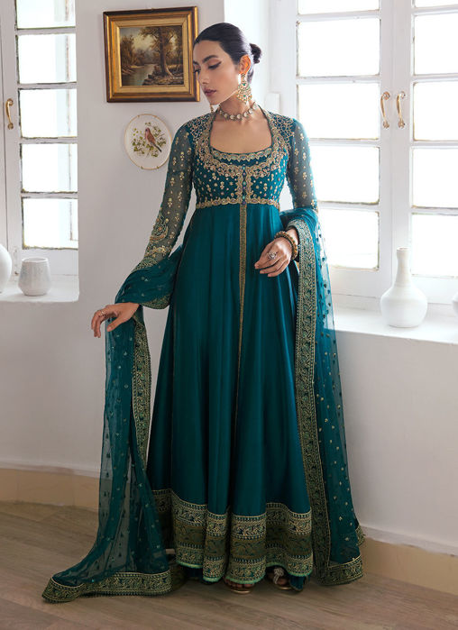 Afra Teal Kalidaar Pants Only