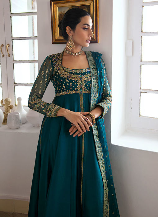 Afra Teal Kalidaar Pants Only